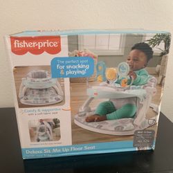 Fisher Price Deluxe Sit Me Up With Toy Tray