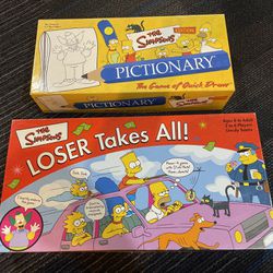 Simpsons Board Games