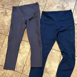 Women’s Medium Leggings (pockets) $10 For Both 
