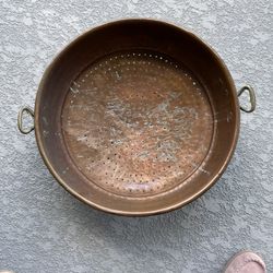 Antique Copper Sieve Hand Made 