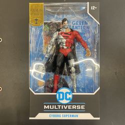 McFarlane DC Multiverse Cyborg Superman Red | Gold Label Exclusive