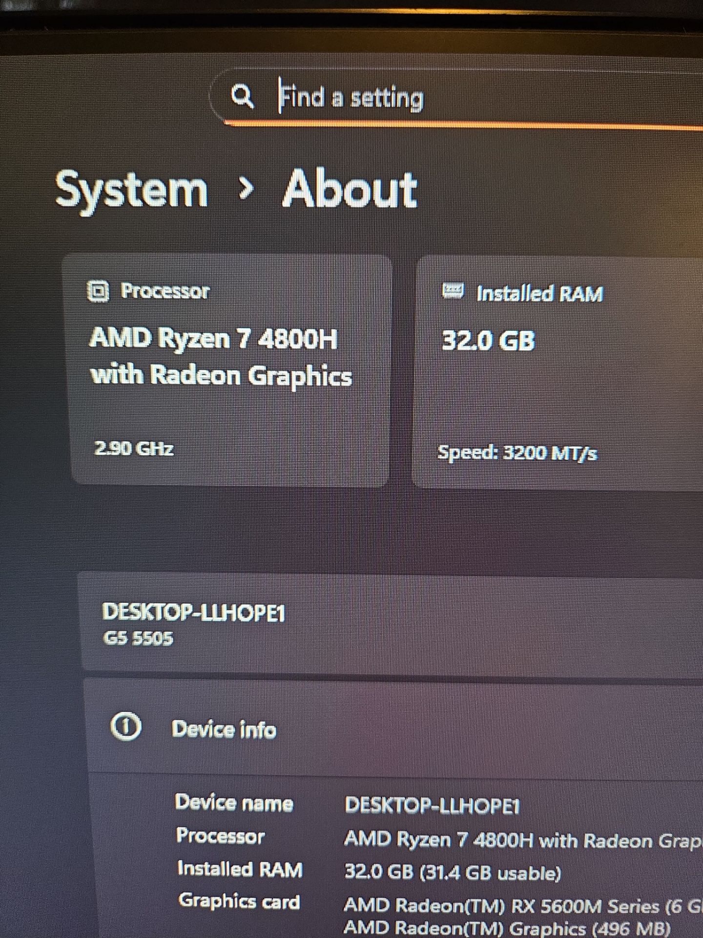 Dell g5se