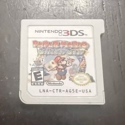 paper mario sticker star 3ds game only