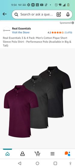 Three Shirts Size XXX L