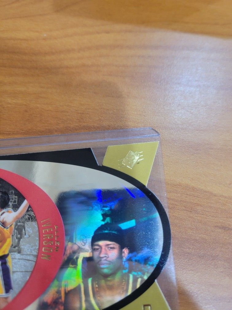 Allen Iverson 1997 Upper Deck Spx Rc #spx35 Holo Gold Die Cut Basketball Card main image 5