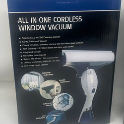 Cordless Window Cleaner With Vacuum - New And Sealed 