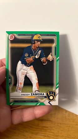 Freddy Zamora 2021 Topps Baseball Card