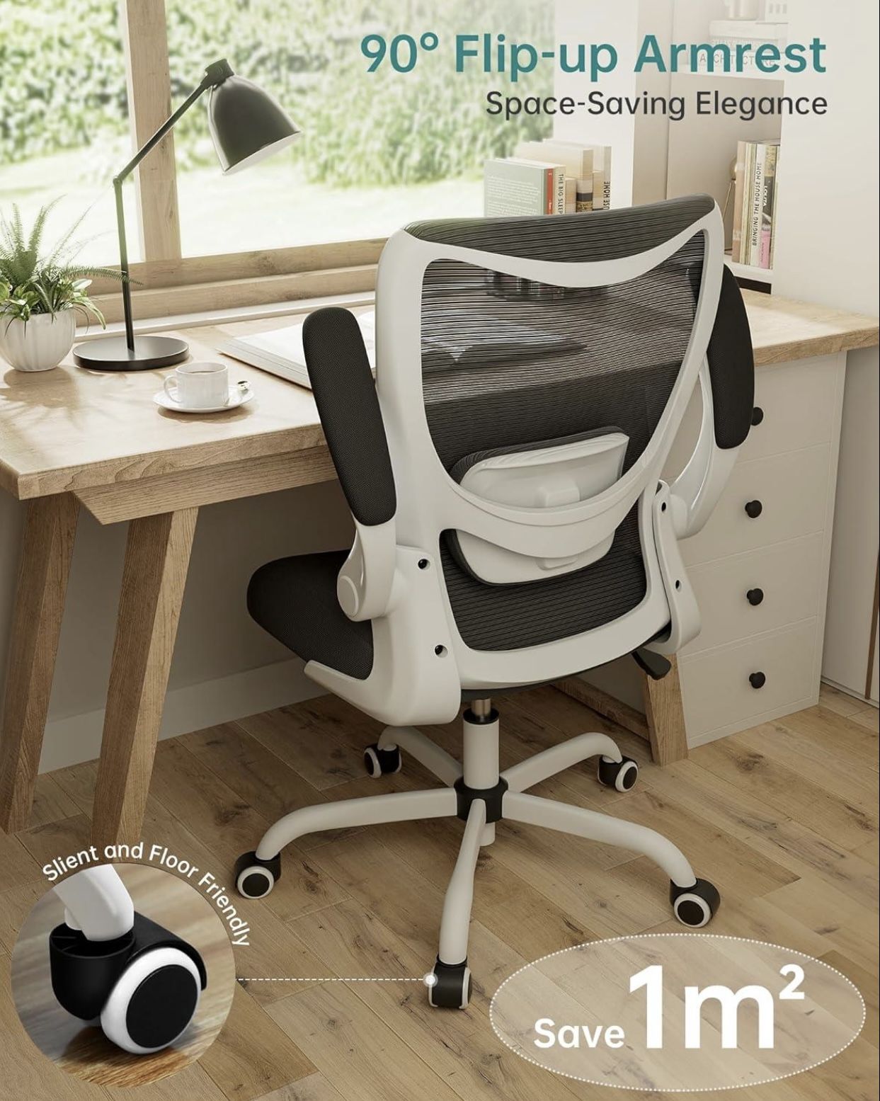 MUXX.STIL Office Chair Ergonomic Desk Chair with Adjustable Lumbar Support