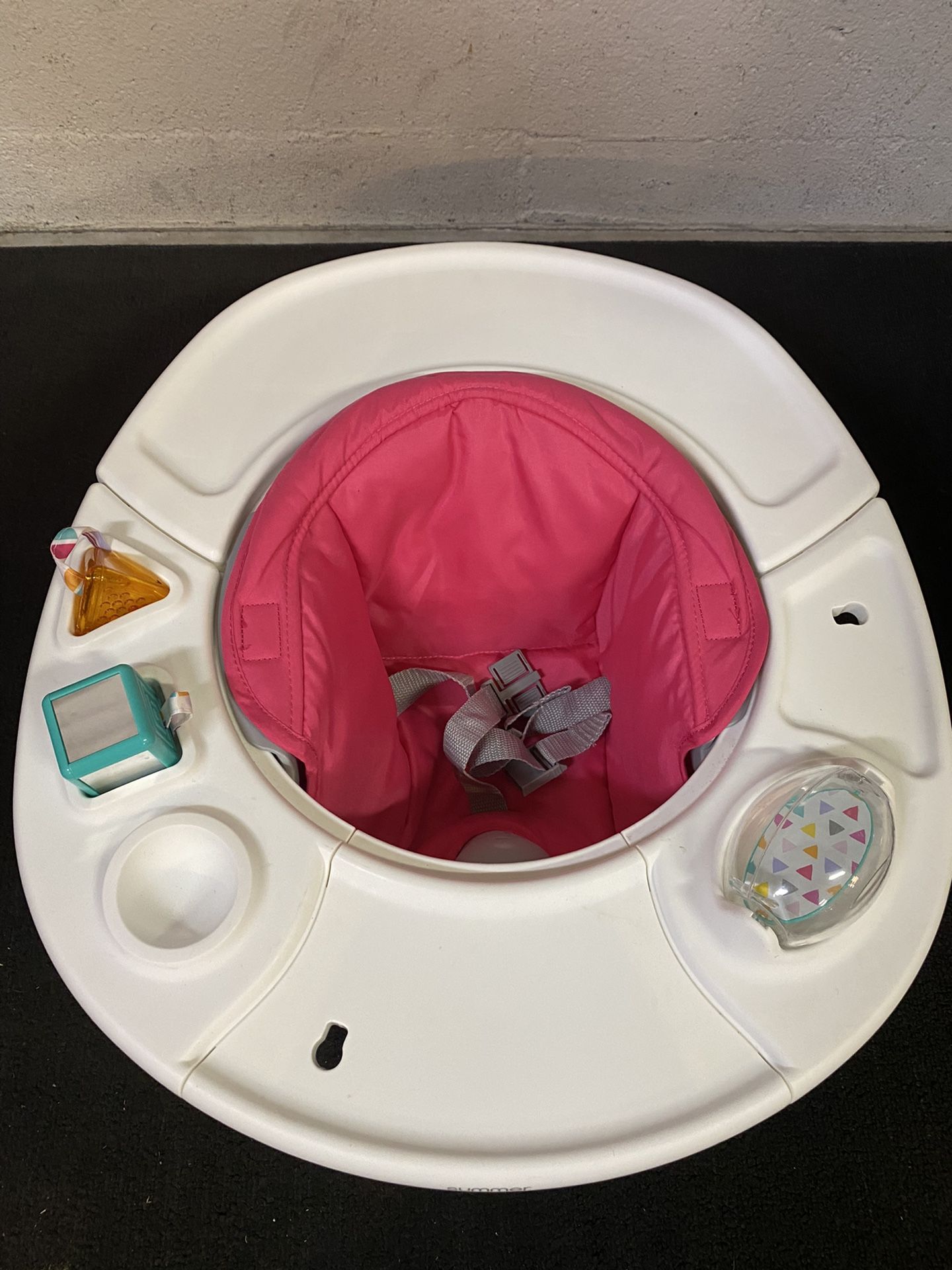 Booster Seat With Toys Attached