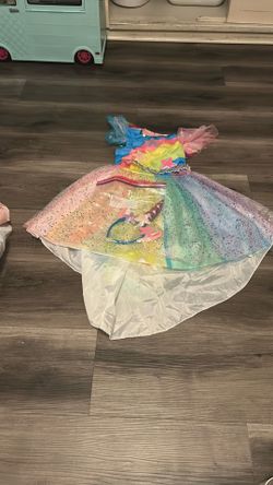 Unicorn Costume  Lights Up Size XL