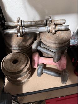 Adjustable dumbbells 170lbs