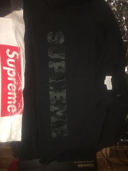 Supreme collegiate logo tee