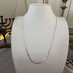 Men’s Silver Figaro Necklace 925