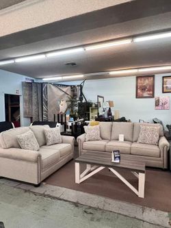 🔥Hot Deal🔥Brand New 2pc Name Brand Sofa and Loveseat $1299, payment available, Delivery Available