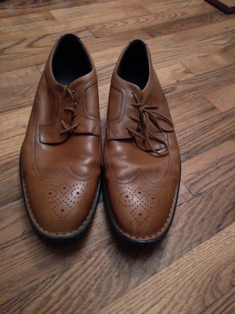 Black And Brown Rockportdress Shoes