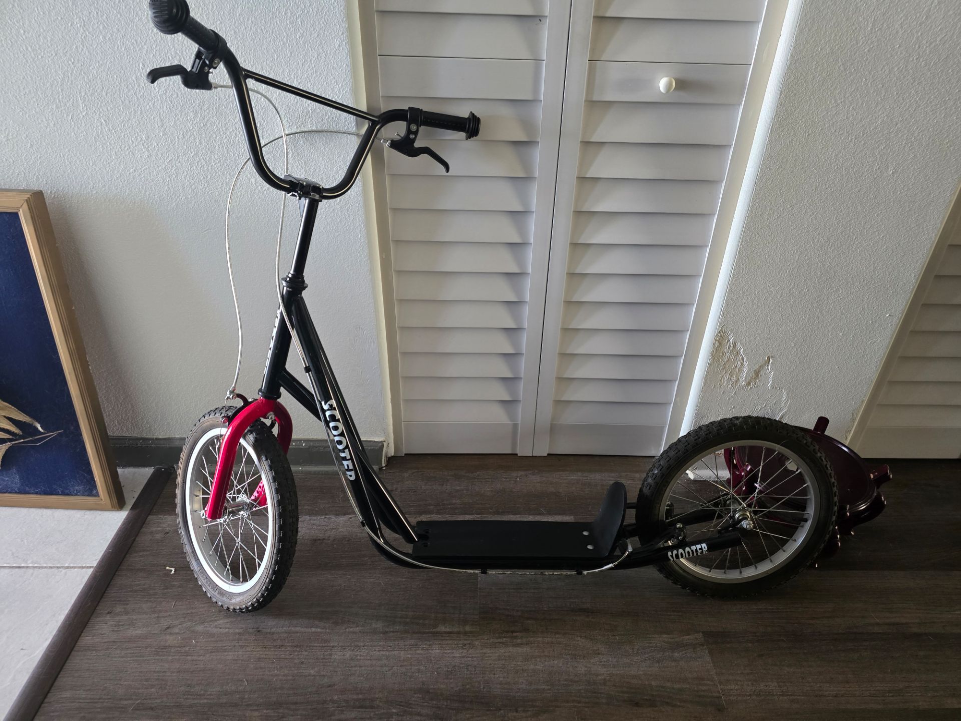 Blake and red box adult scooter style