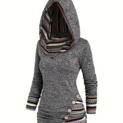 Plus Size Convertible, Stretchy, Form Fitting Hoodie, 2X, Perfect Condition, Worn Once   