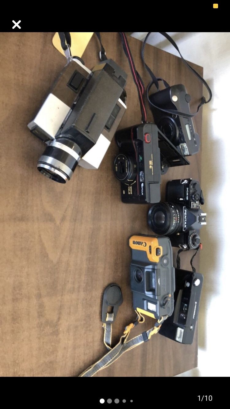 Assorted Camera Lot UNTESTED