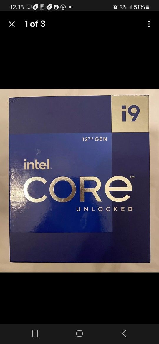 Intel I9-12900k 