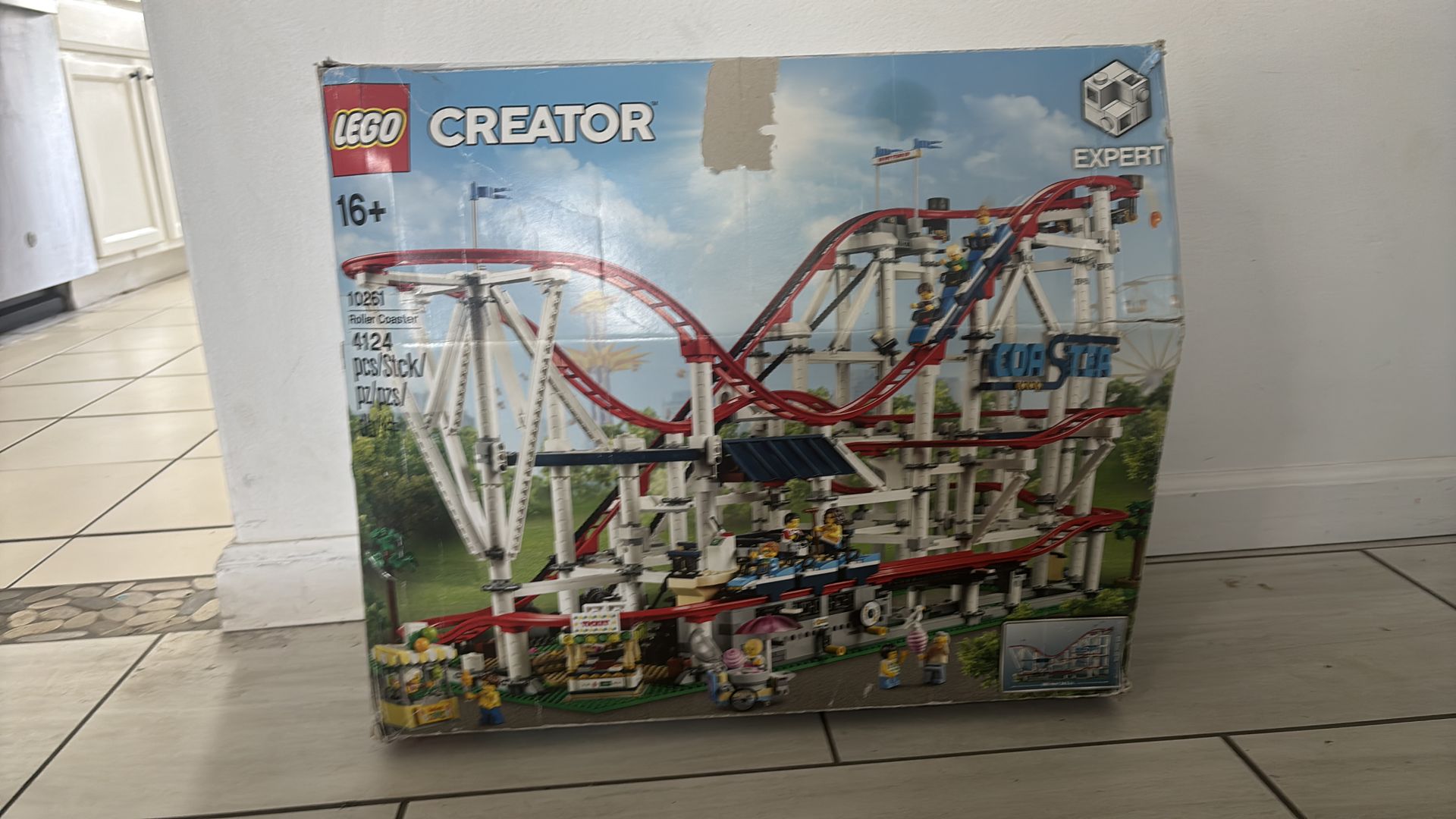 Lego roller coaster