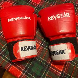 Boxing Gloves Adult Leather Revgear