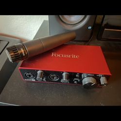 Focusrite 2i2 With Shure SM57 Mic