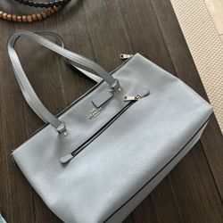 Coach Gallery Tote - Pale Baby Blue