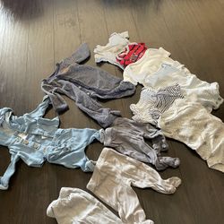 Baby Boy Preemie Clothing Lot