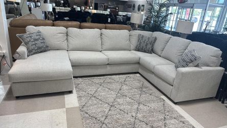 OM• $38 Initial • Brand New U shaped sectional with chaise