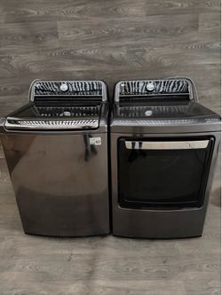 LG washer and gas dryer