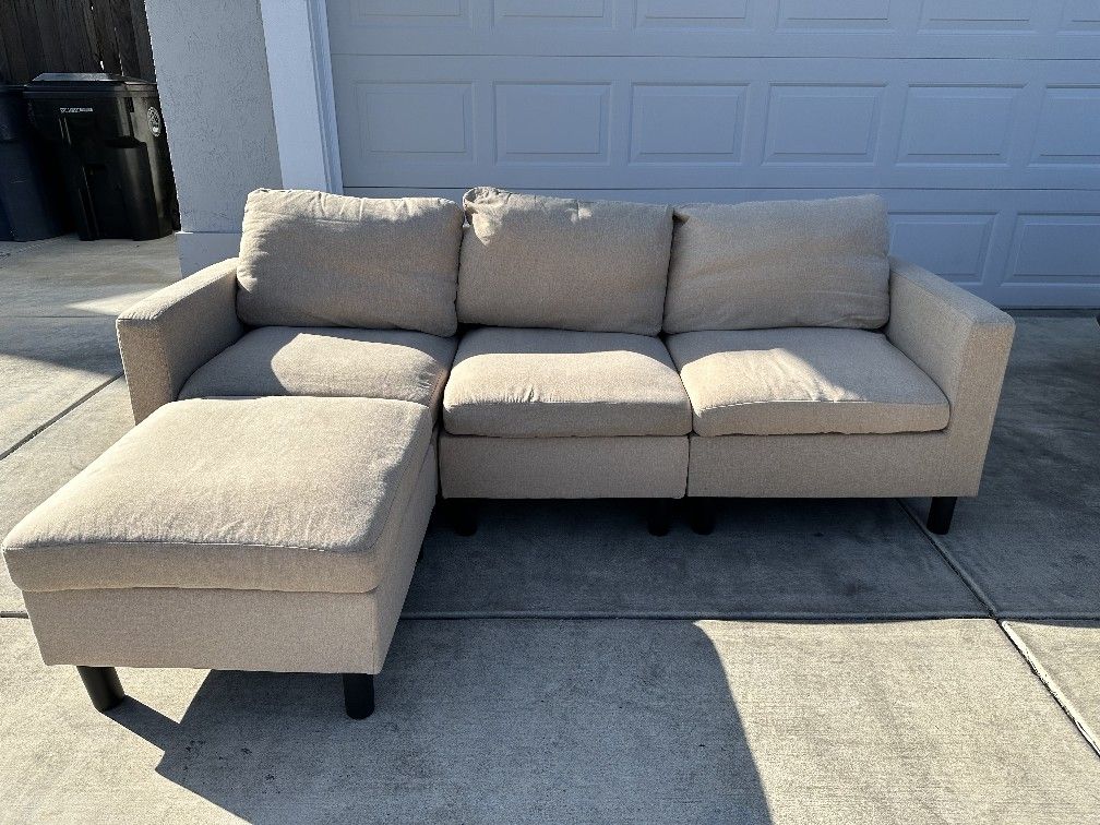 Small Sofa With Ottoman FREE DELIVERY