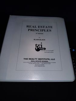 Real Esrate Principles 6th Edition
