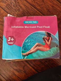 Inflatable Mermaid Pool Float