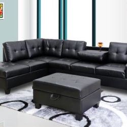 🔥 SPECIAL SALES 🔥 SECTIONAL & OTTOMAN Free - All Come In Box 📦 - Free Delivery 🚚 To Reasonable Distance