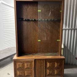 Antique Rifle Cabinet 