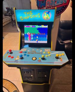 Arcade1Up “The Simpsons” 4-Player Arcade Machine – Excellent Condition! 🍩🔥