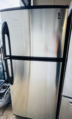Daewoo Stainless Steel Top-Freezer Refrigerator