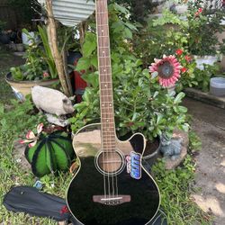 Ibanez AEB5E Acoustic-Electric Bass Guitar Black