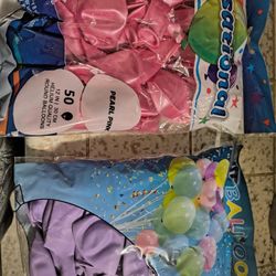 Pink And Purple Balloons 