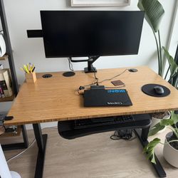 Uplift Standing Desk With Monitor And Desk Chair $500