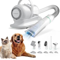 neabot Neakasa P1 Pro Pet Grooming Kit & Vacuum Suction 99% Pet Hair, Professional Clippers.
