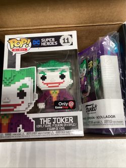 Funko POP 8-Bit The Joker #11 GameStop Exclusive Box w/ Accessories Vaulted (25)