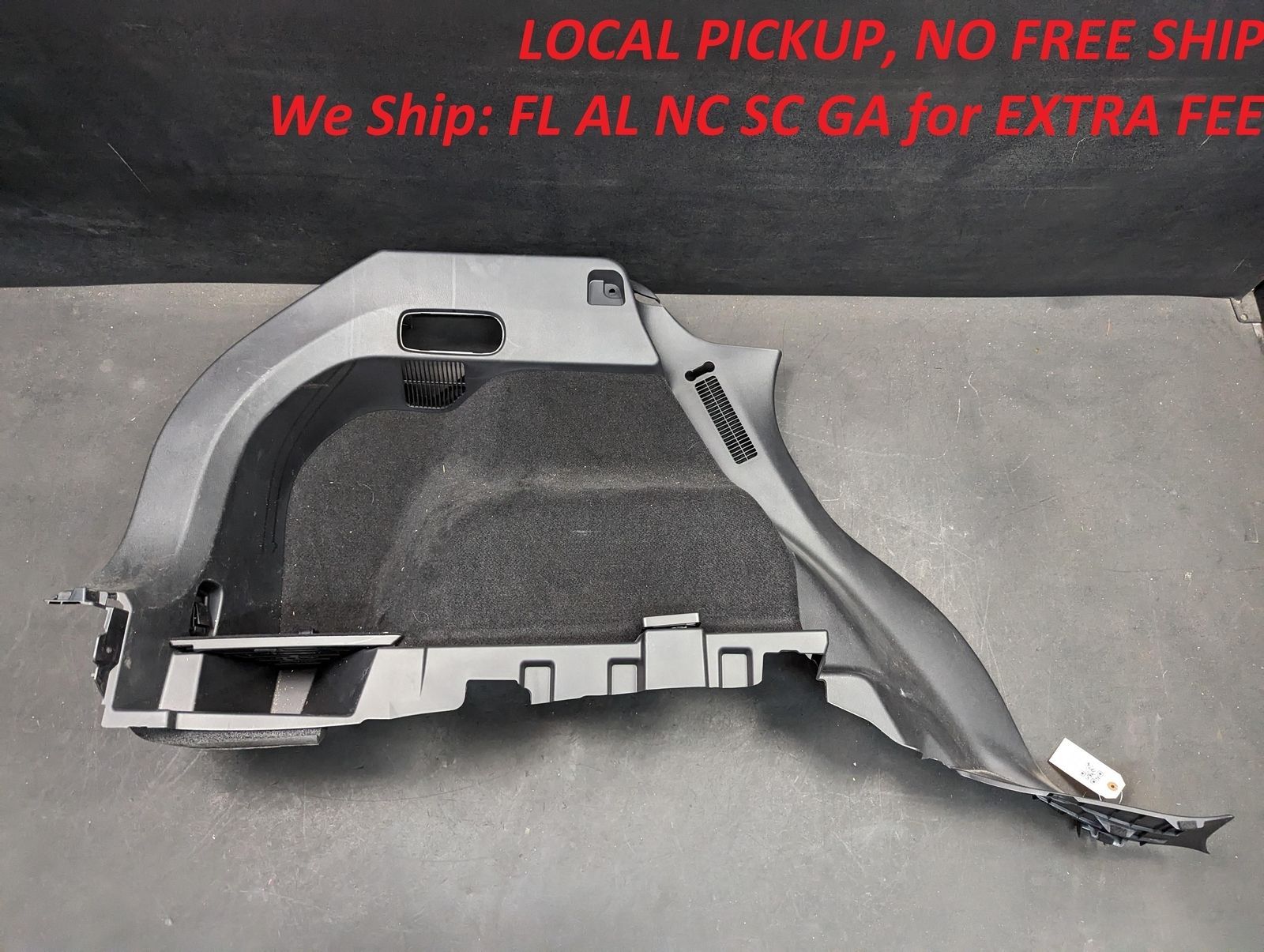Rear Left Quarter Trim Panel 2019 Mazda CX-5 KB7W-68-870A-02 2017 2018 2020 2021 (M3562)