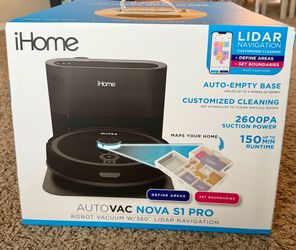iHome AutoVac Nova S1 Pro Robot Vacuum