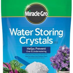 Miracle-gro water storing crystals 12oz Sealed Bag