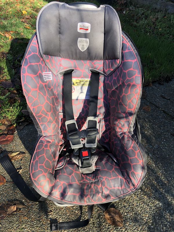 Britax Marathon G4 Convertible Car Seat Pink Giraffe for Sale in