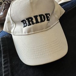 Bride Hat/ball Cap. 