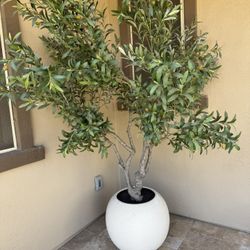 Faux 8’ Olive Tree