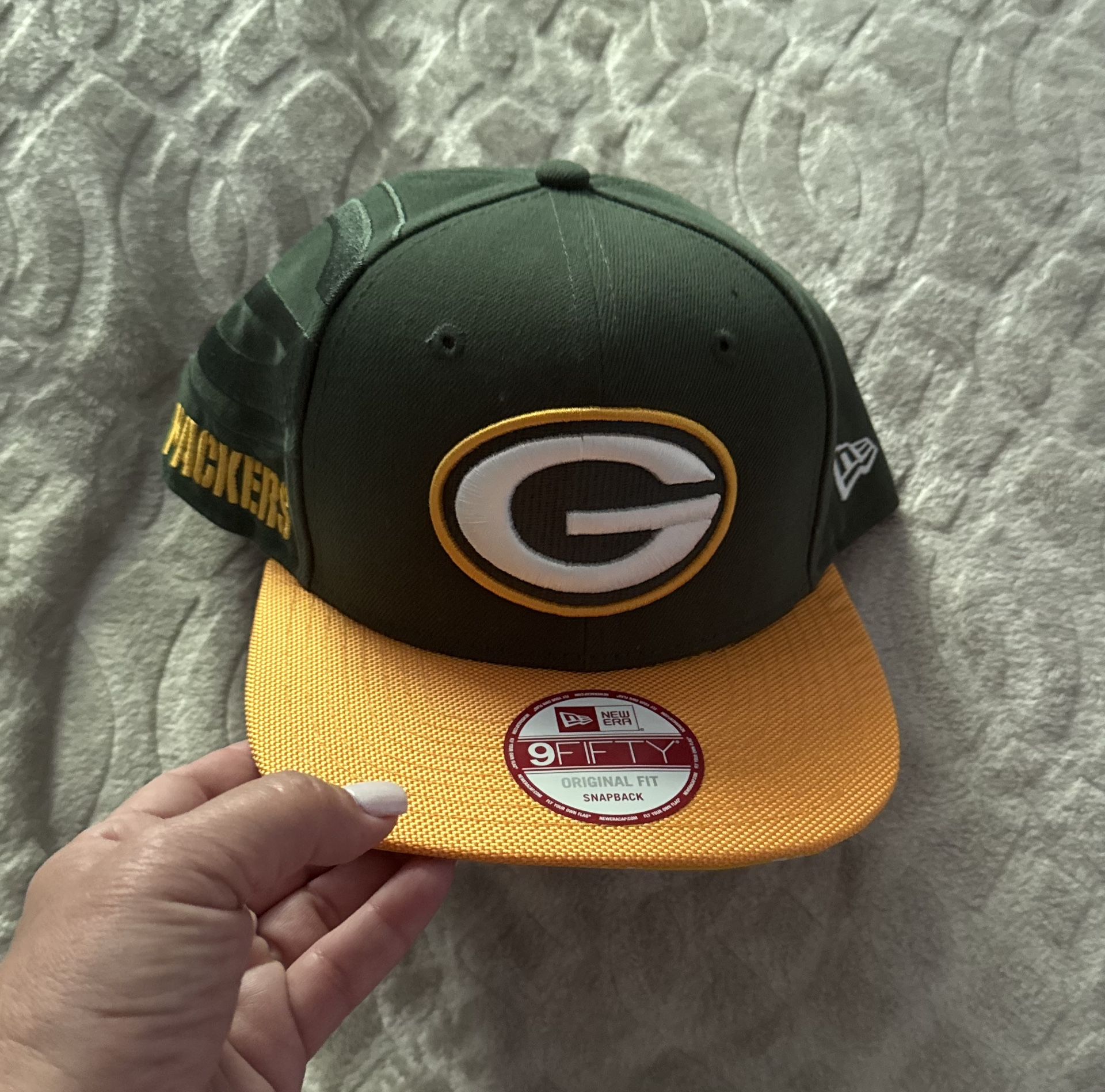 Green Bay Packers New Era 9Fifty Snapback Hat NFL Sideline Collection Reflective