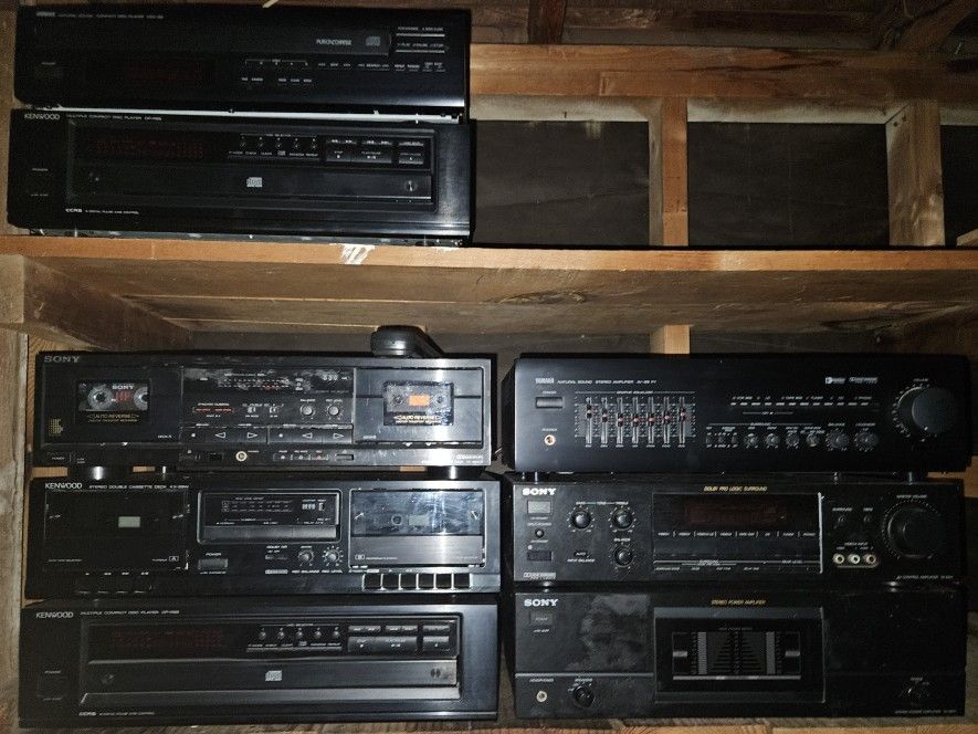 Vintage Stereos for Parts or Repair (All Powers On)